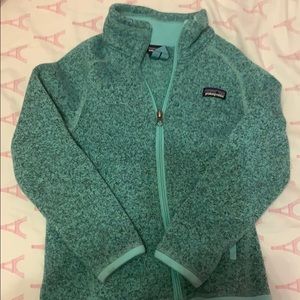 Girls, XS(5-6) Patagonia zip up Better sweater